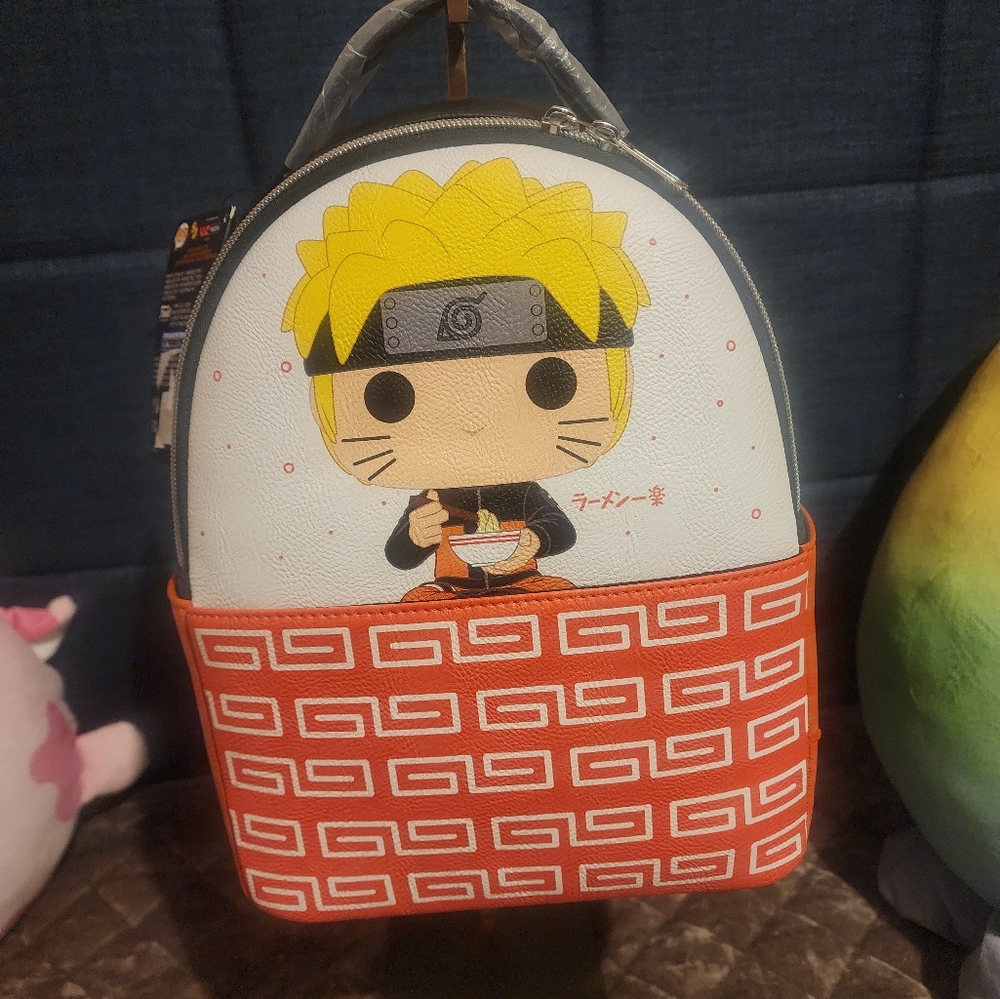 Naruto Ramen Shop Funko Pop Loungefly backpack NWT